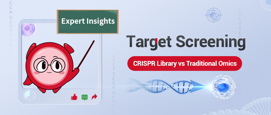 Target Screening: CRISPR Library vs Traditional Omics