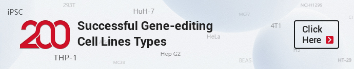 Gene-editing Cases : 100 Types of Cell Lines